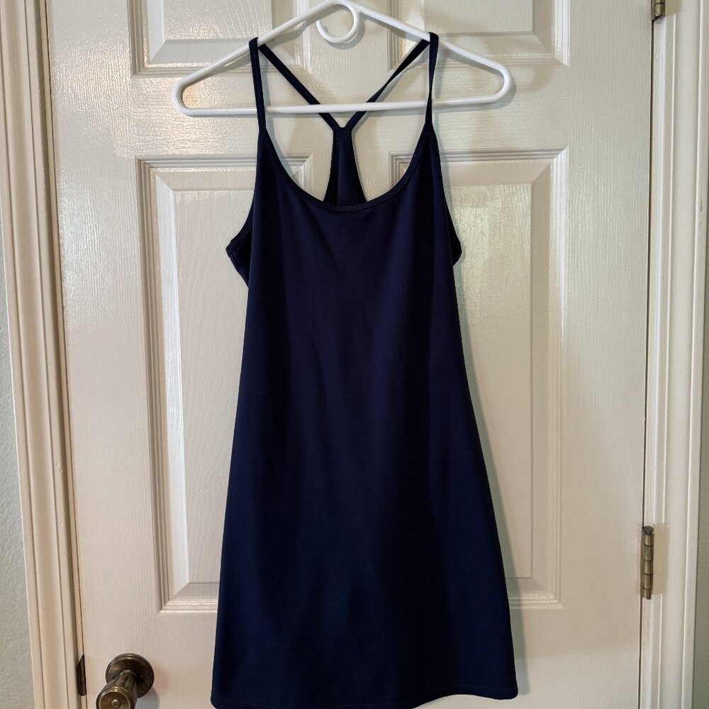 Quince Navy Racerback Athletic Dress - Size S